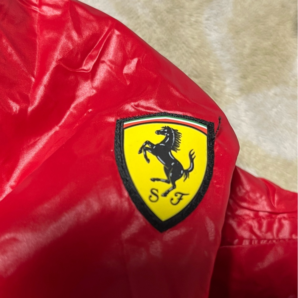 FERRARI scuderia kids jacket with hoodie size 9/10